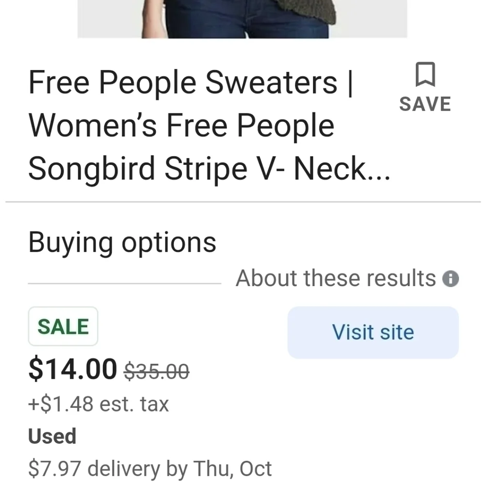 Free People Songbird red brown stripe loose weave long sleeve Sz XS